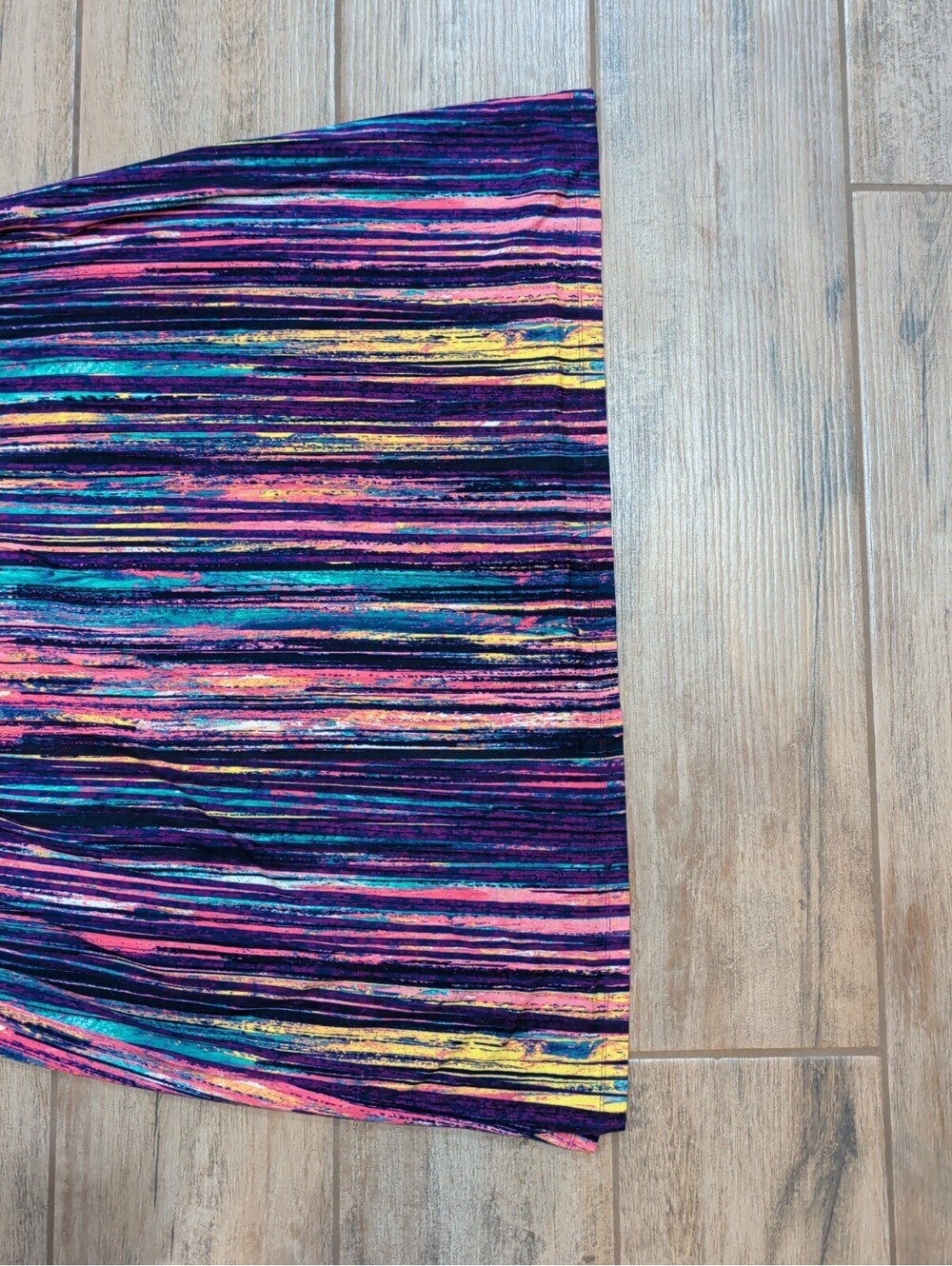 Soma Women's Empire Crossback Maxi Dress Waterfall Stripe Multi Purple Large Nwt - Picture 7 of 16